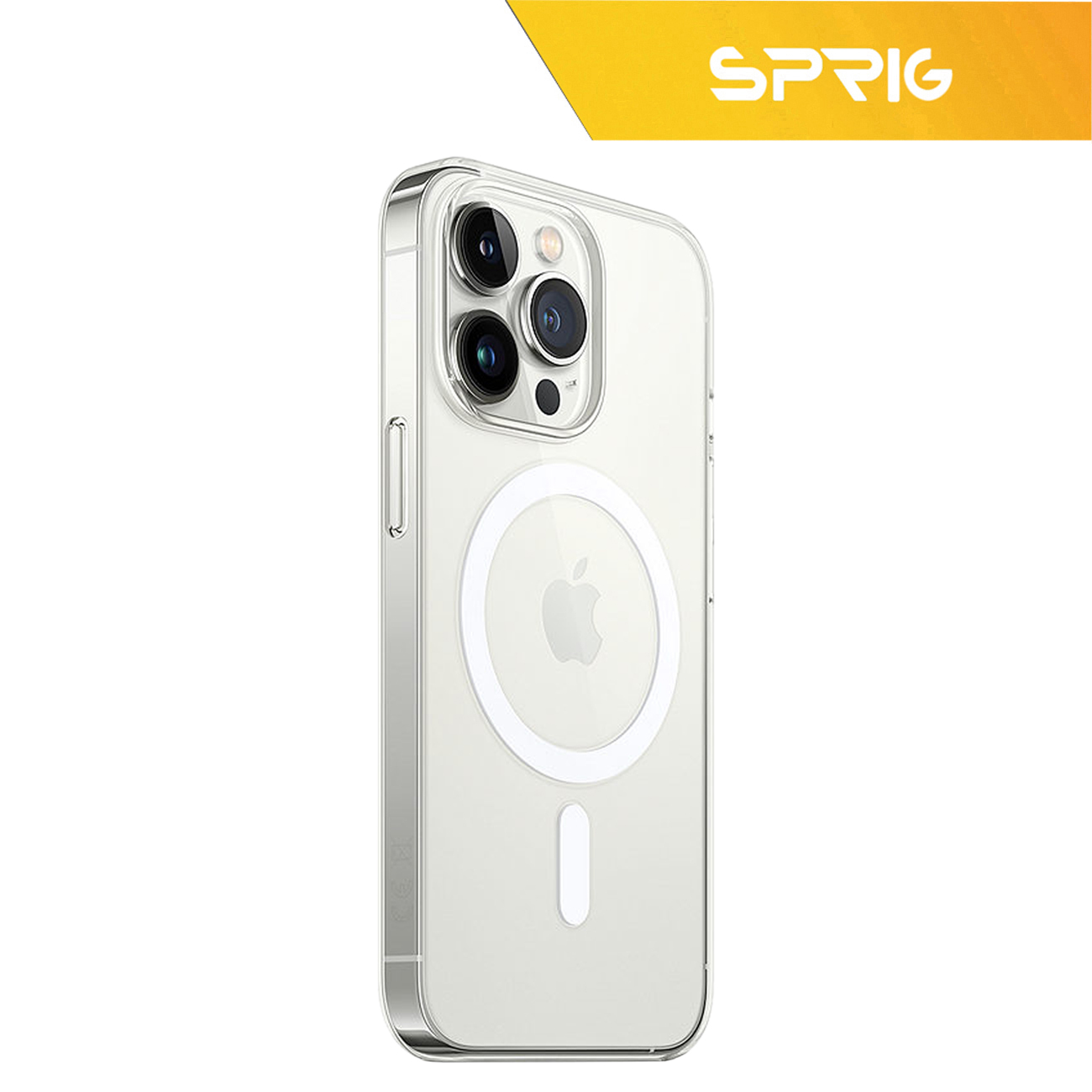 کاور اسپریگ مدل MG-safe-Ring مناسب برای گوشی موبایل اپل Iphone 12 pro max به همراه محافظ لنز