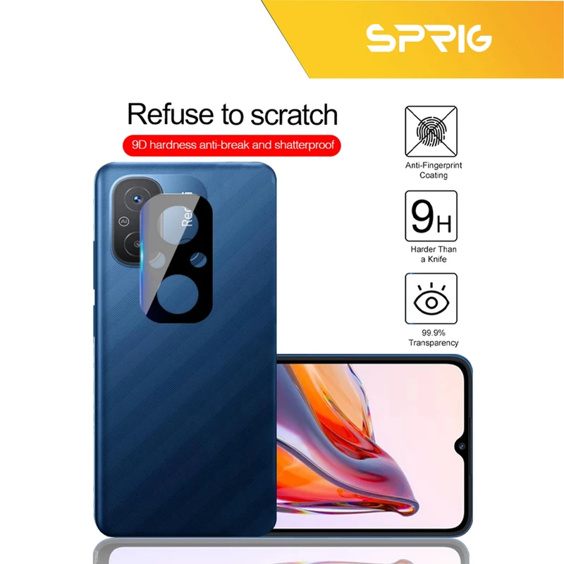 محافظ لنز دوربین اسپریگ مدل 3D-SP مناسب برای گوشی موبایل شیائومی Redmi 12C