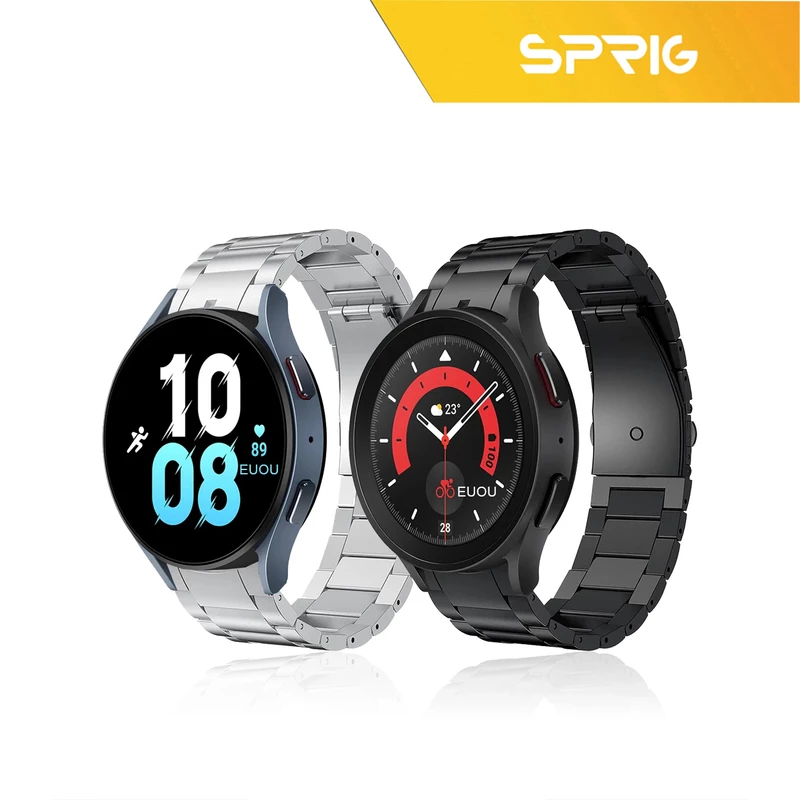 بند اسپریگ مدل 3Bid Lux مناسب برای ساعت هوشمند سامسونگ Galaxy Watch 5 40mm / Watch 5 44mm / Watch 5 pro 45mm