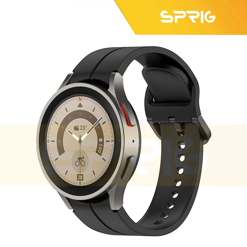 بند اسپریگ مدل Silicon special مناسب برای ساعت هوشمند سامسونگ Galaxy Watch 4/5/6 size 40/43/44/46/47mm