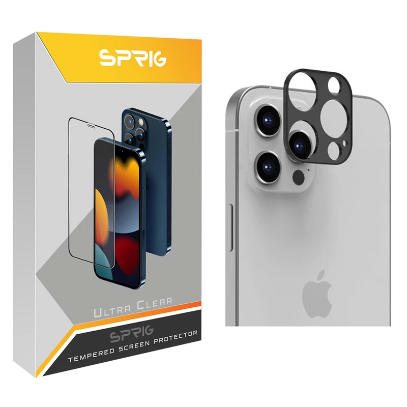 محافظ لنز دوربین اسپریگ مدل LNSP مناسب برای گوشی موبایل اپل iPhone 12 Pro