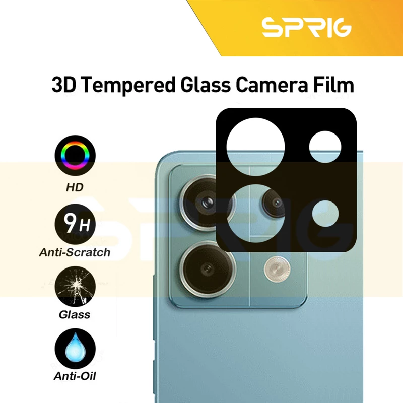 محافظ لنز دوربین اسپریگ مدل 3D-SP مناسب برای گوشی موبایل شیائومی Poco X6