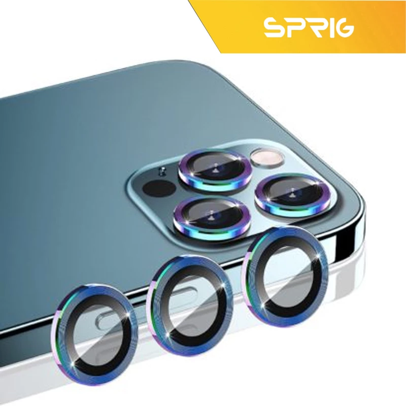 محافظ لنز دوربین رینگی اسپریگ مدل Ring Metal مناسب برای گوشی موبایل اپل Iphone 13