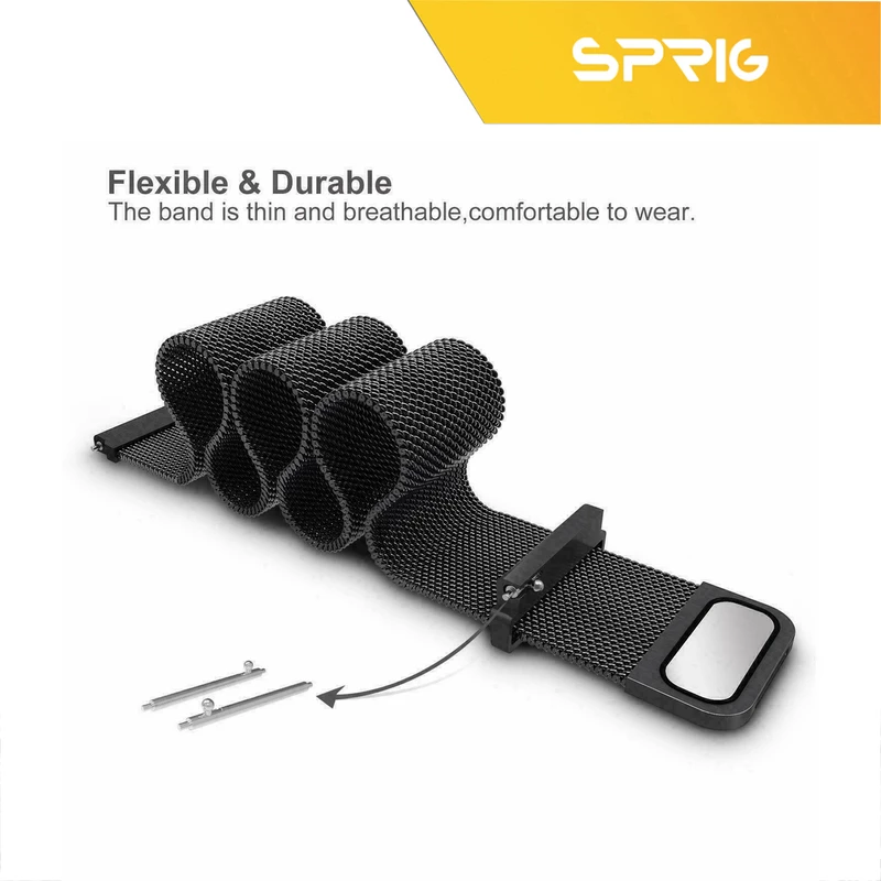 بند اسپریگ مدل Milanese مناسب برای ساعت هوشمند میبرولایت Lite / Color / Air