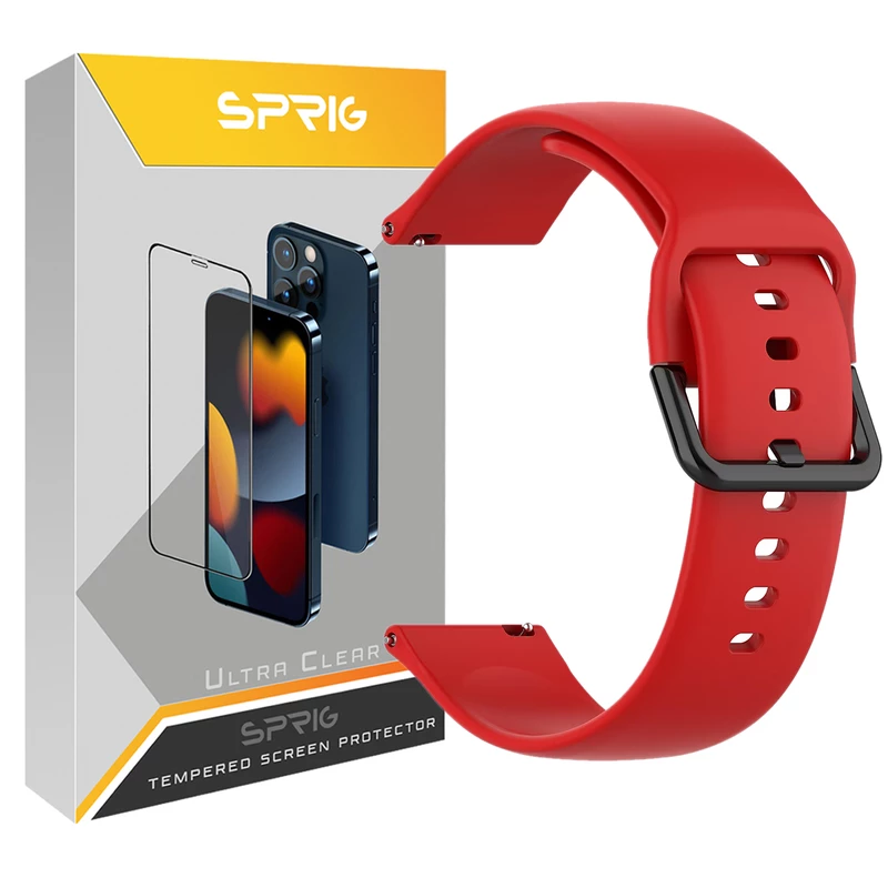 بند اسپریگ مدل SGK-SP مناسب برای ساعت هوشمند سامسونگ Galaxy Watch Active 1 / Active 2 40mm / Active 2 44mm / Watch 3 size 41mm / Galaxy Watch 4 40mm / watch 4 42mm / watch 4 44mm / watch 4 46