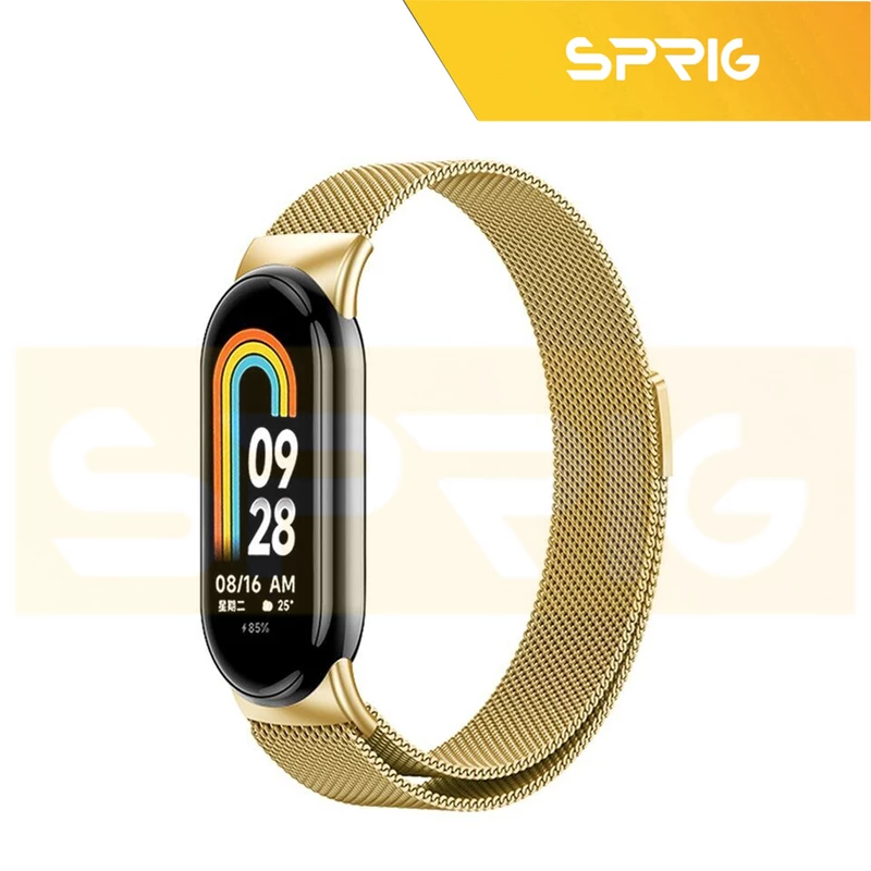 بند اسپریگ مدل Milanese مناسب برای ساعت هوشمند شیائومی Mi Band 8