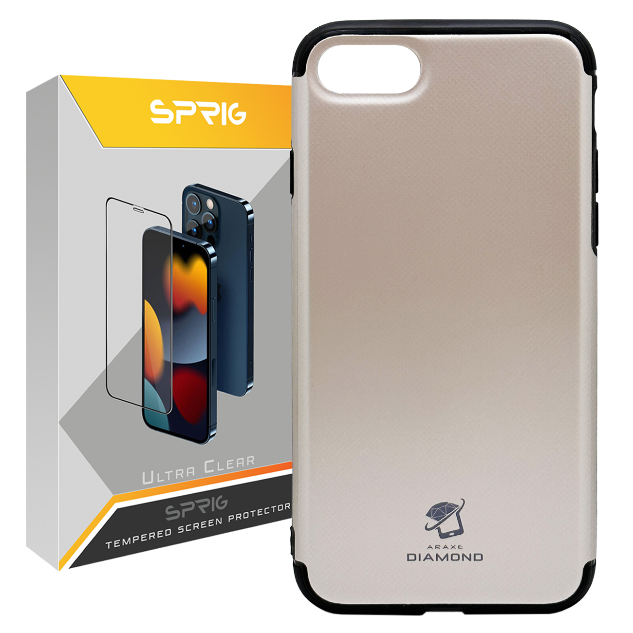 کاور اسپریگ مدل Diamond مناسب برای گوشی موبایل اپل Iphone 7 / 8 / Se 2020 / Se 2022
