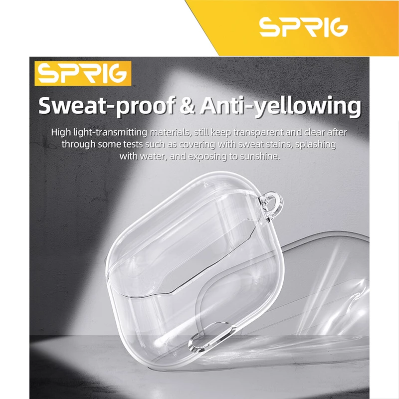 کاور اسپریگ مدل Transparent Guard مناسب برای کیس اپل ایرپاد Airpod Pro / Airpod pro 2
