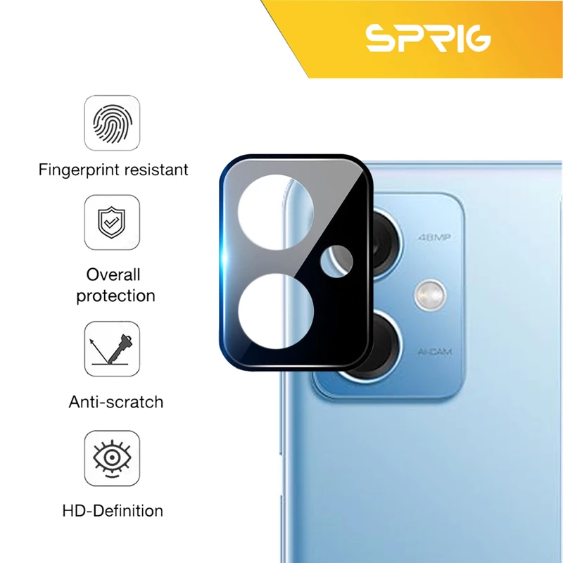 محافظ لنز دوربین اسپریگ مدل 3D-SP مناسب برای گوشی موبایل شیائومی Redmi Note 12 5G