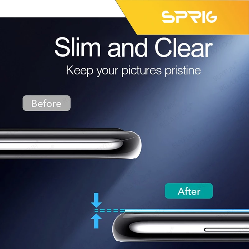 محافظ لنز دوربین اسپریگ مدل 3D-FU مناسب برای گوشی موبایل سامسونگ Galaxy S20 FE به همراه محافظ صفحه نمایش