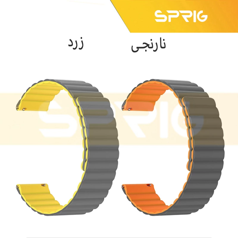بند اسپریگ مدل magnetic silicon GRY مناسب برای ساعت هوشمند کیسلکت Kr / Kr Pro