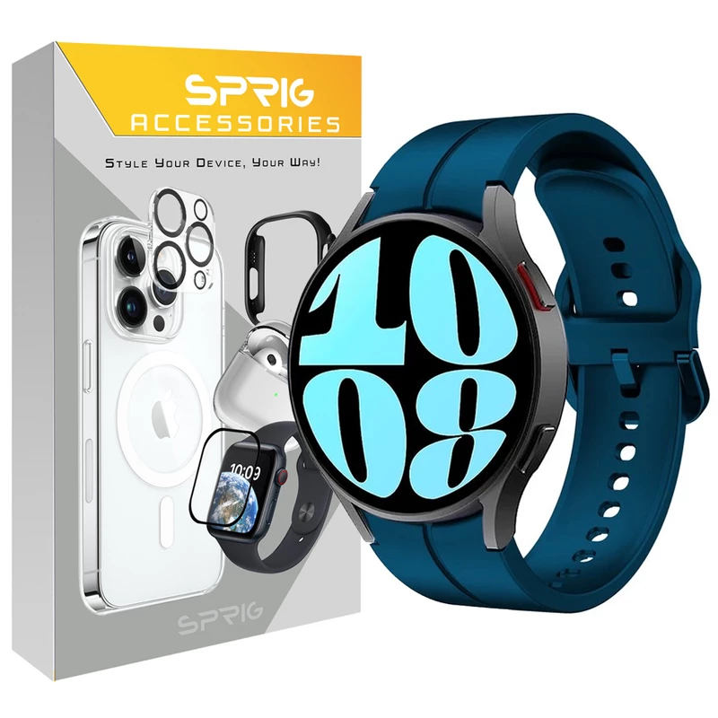 بند اسپریگ مدل Silic ORG مناسب برای ساعت هوشمند سامسونگ Galaxy Watch 6 40mm / 44mm / Classic 43mm / Classic 47mm