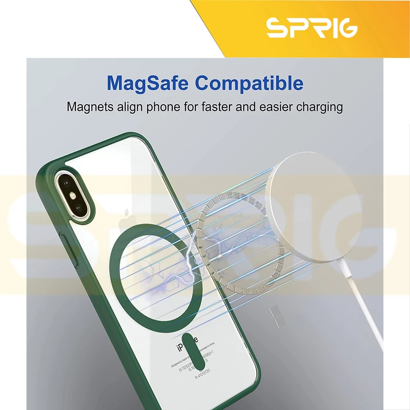 کاور اسپریگ مدل Clear RNG Magsafe مناسب برای گوشی موبایل اپل Iphone X / Xs