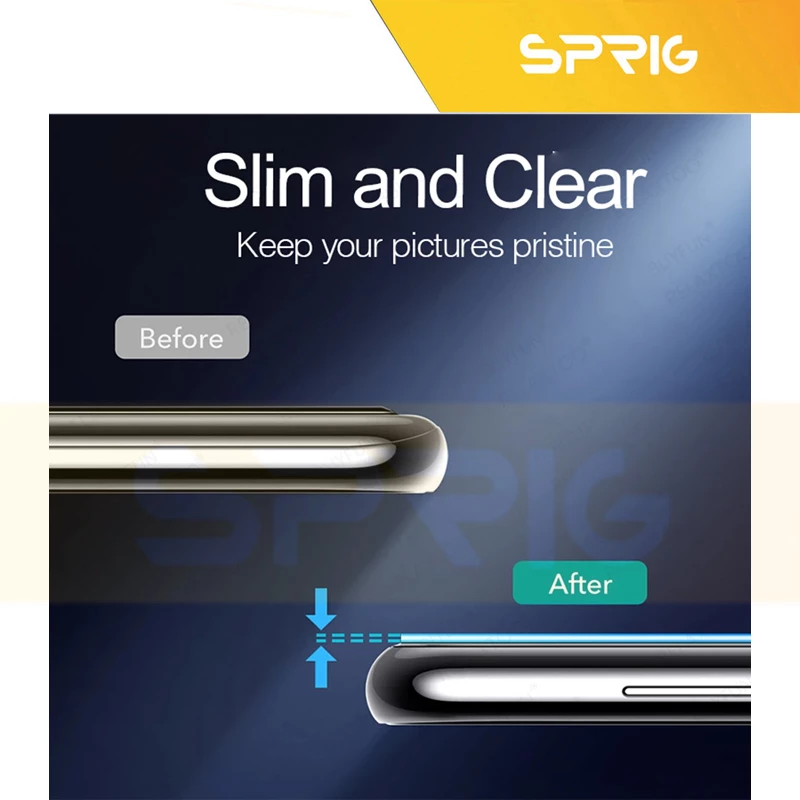 محافظ لنز دوربین اسپریگ مدل 3D SP مناسب برای گوشی موبایل سامسونگ Galaxy A25
