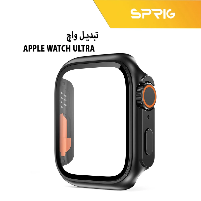 کاور اسپریگ مدل face-off مناسب برای اپل واچ Series 4 44mm / Series 5 44mm / Series 6 44mm  به همراه محافظ صفحه نمایش