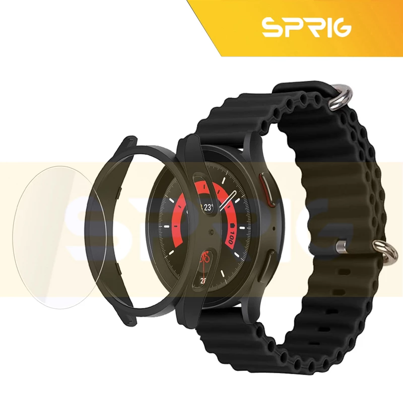 بند اسپریگ مدل Ocean-Guard مناسب برای ساعت هوشمند سامسونگ Galaxy Watch 4 40mm به همراه کاور
