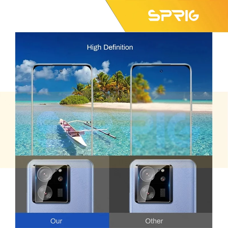 محافظ لنز دوربین اسپریگ مدل 3D-SP مناسب برای گوشی موبایل شیائومی 13T