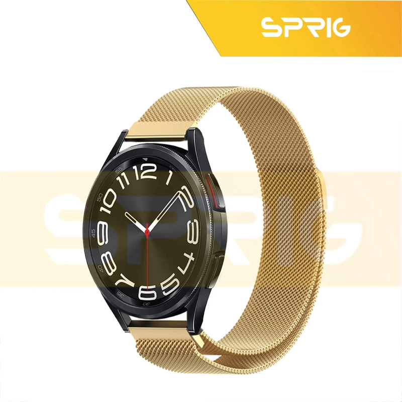 بند اسپریگ مدل Milanese مناسب برای ساعت هوشمند سامسونگ Galaxy Watch 6 40mm / watch 6 44mm / Watch 6 Classic 43mm / Watch 6 Classic 47mm