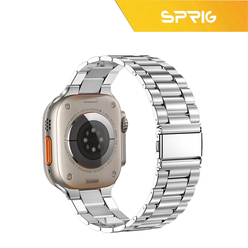 بند اسپریگ مدل 3Bid steal مناسب برای ساعت هوشمند الترا S8 Ultra max 49mm