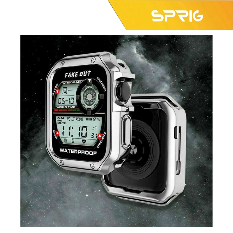 بند اسپریگ مدل Butterfly Mix مناسب برای اپل واچ Ultra 49mm / Ultra 2 49mm به همراه کاور
