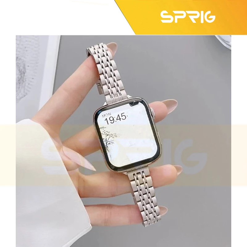 بند اسپریگ مدل 7Bead Thin مناسب برای اپل واچ Ultra / Ultra 2 49mm