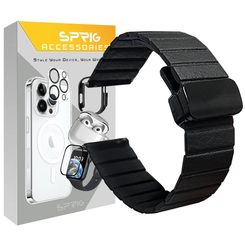 بند اسپریگ مدل Magnetic LET مناسب برای ساعت هوشمند سامسونگ Galaxy Watch Active 1 / Active 2 44mm / Watch 3 size 41mm / Galaxy Watch 4 40mm / watch 4 42mm / watch 4 44mm / watch 4 46mm