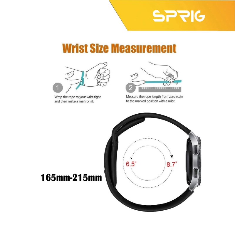 بند اسپریگ مدل Sic-22SP مناسب برای ساعت هوشمند شیائومی KR