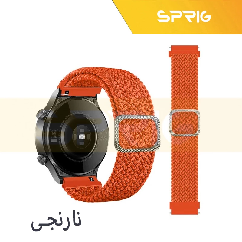 بند اسپریگ مدل Braided Loop مناسب برای ساعت هوشمند سامسونگ Galaxy Watch Active 1 / Active 2 40mm / Active 2 44mm / Watch 3 size 41mm / Galaxy Watch 4 40mm / watch 4 42mm / watch 4 44mm / watc