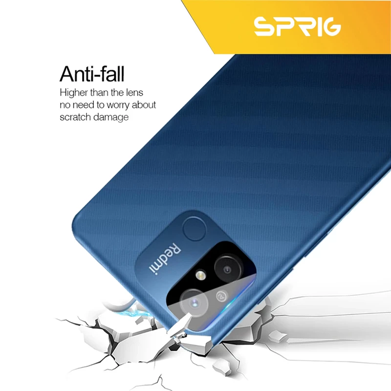 محافظ لنز دوربین اسپریگ مدل 3D-SP مناسب برای گوشی موبایل شیائومی Redmi 12C