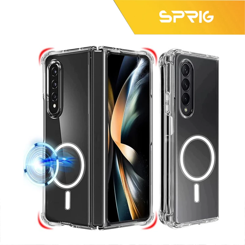کاور اسپریگ مدل Clear Magsafe مناسب برای گوشی موبایل سامسونگ Galaxy Z Fold 4
