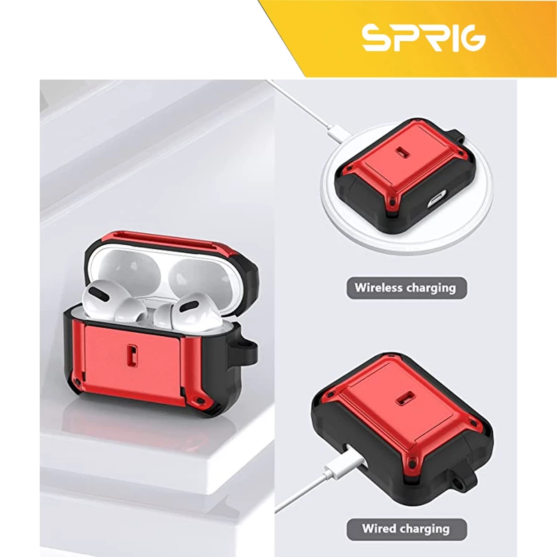 کاور اسپریگ مدل EggShell-SP مناسب برای کیس اپل Airpod Pro / Airpod Pro 2
