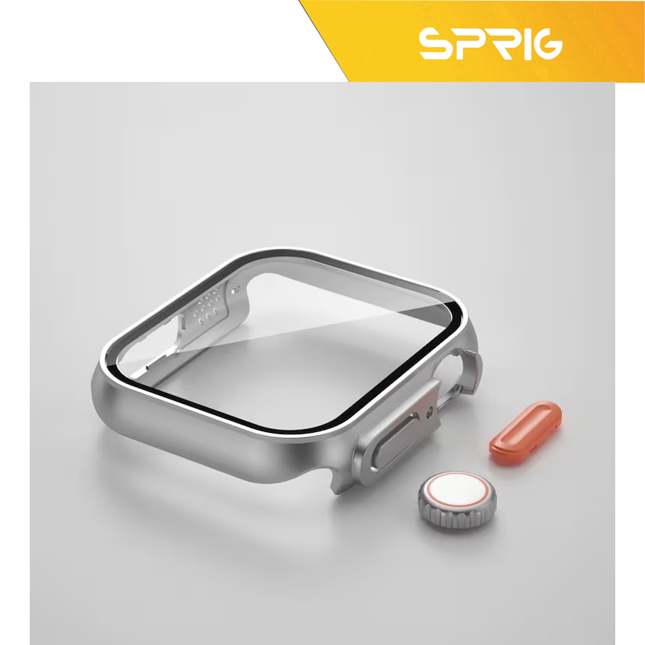کاور اسپریگ مدل Switch مناسب برای اپل واچ Series SE 2022 Aluminum Case 40mm / SE 2021 Aluminum Case 40mm / Series 5 40mm / Series 6 40mm / Series 4 40mm به همراه محافظ صفحه نمایش