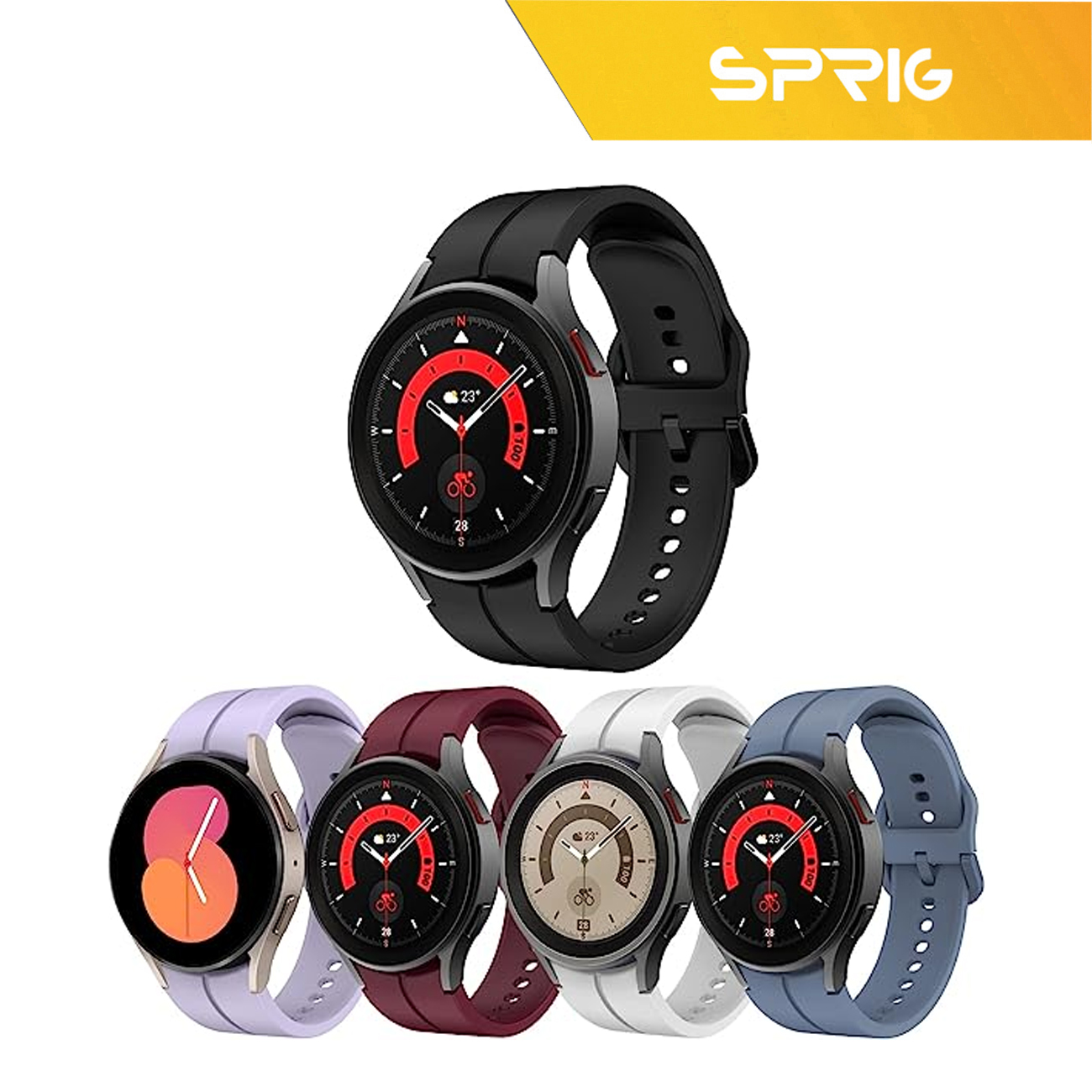 بند اسپریگ مدل Silic ORG مناسب برای ساعت هوشمند سامسونگ Galaxy Watch 5 / Watch 4