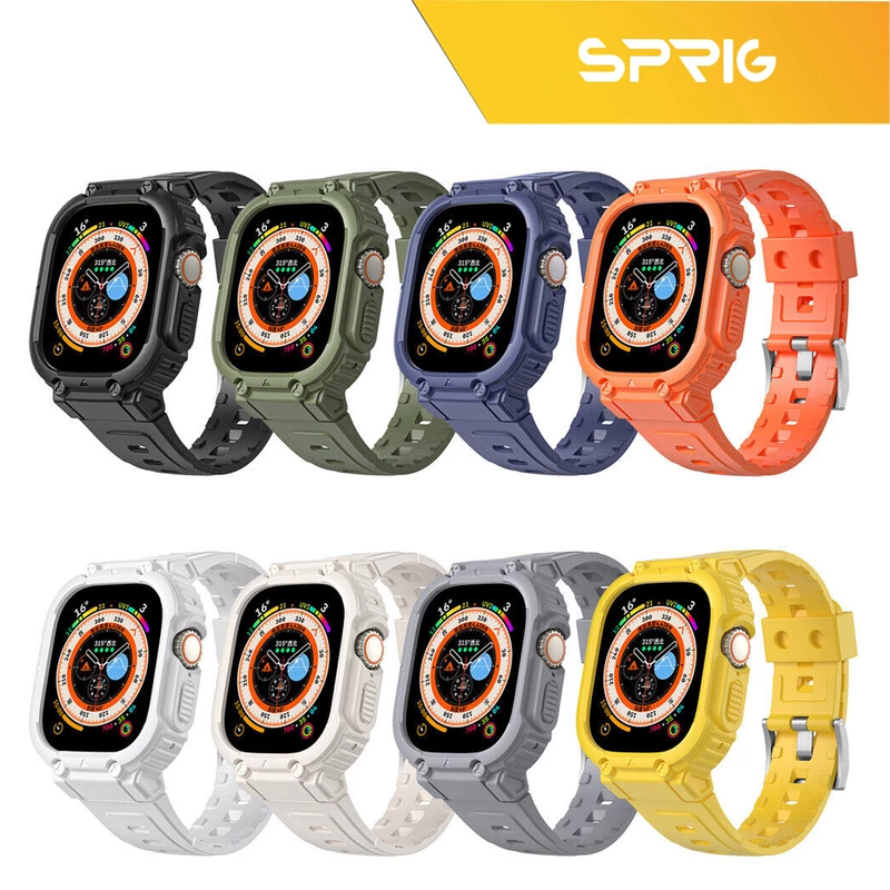 بند اسپریگ مدل Armor G-Shock مناسب برای اپل واچ Ultra 49 میلیمتری
