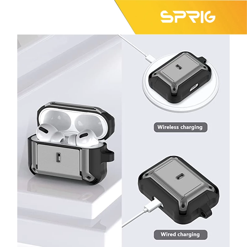 کاور اسپریگ مدل EggShell-SP مناسب برای کیس اپل Airpod Pro / Airpod Pro 2