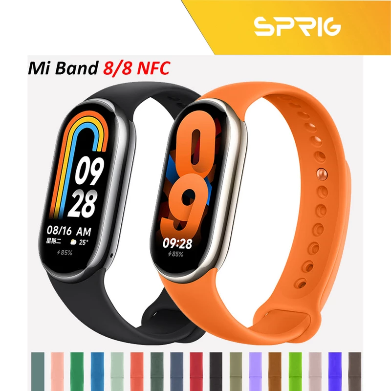بند اسپریگ مدل Sic مناسب برای ساعت هوشمند شیائومی Mi Band 8