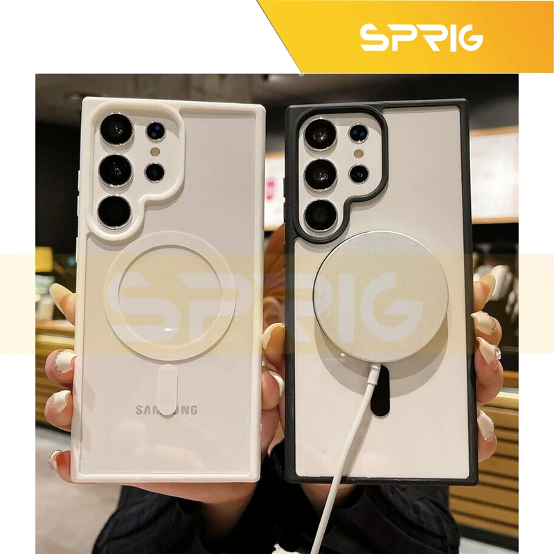 کاور اسپریگ مدل Bumper Magsafe مناسب برای گوشی موبایل سامسونگ Galaxy S23 Ultra