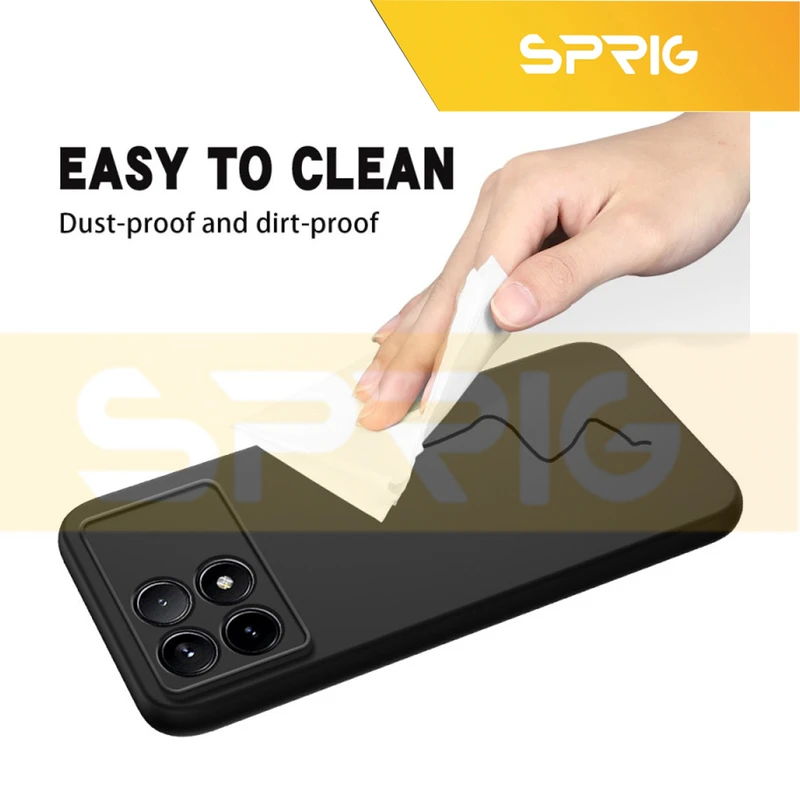 کاور اسپریگ مدل Jell-SP مناسب برای گوشی موبایل شیائومی Poco X6 Pro 5G