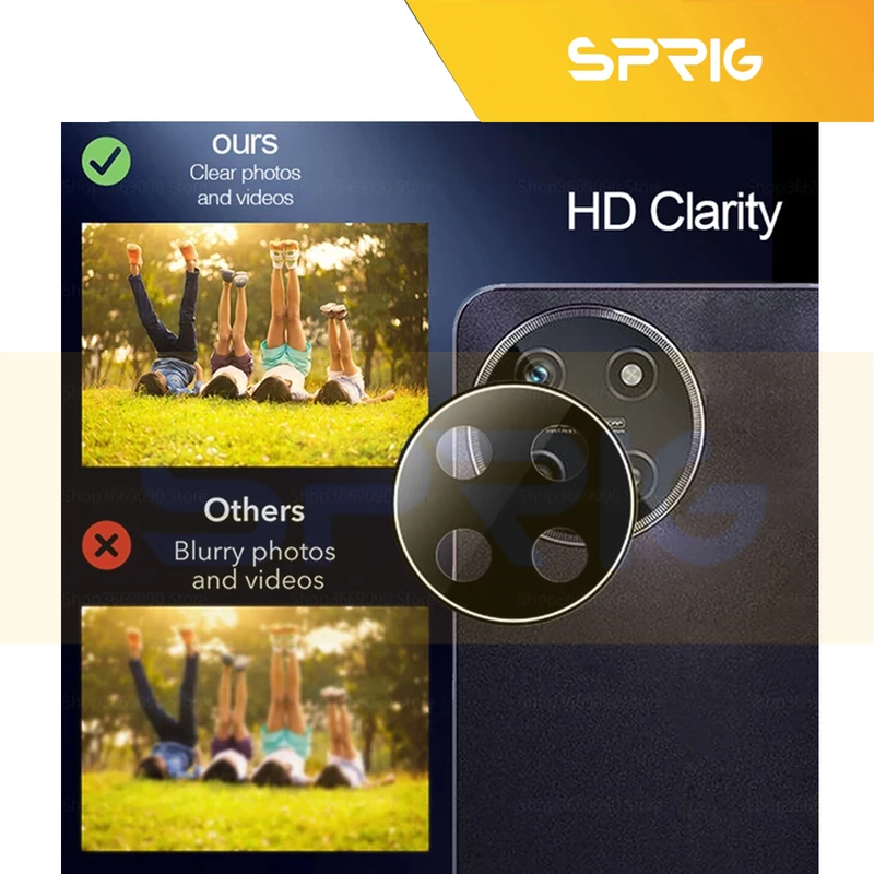 محافظ لنز دوربین اسپریگ مدل 3D-SP مناسب برای گوشی موبایل Realme 11 4G