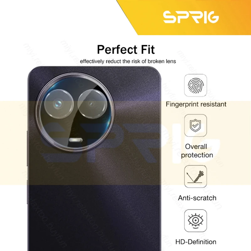 محافظ لنز دوربین اسپریگ مدل 3D-SP مناسب برای گوشی موبایل ریلمی 11X 5G