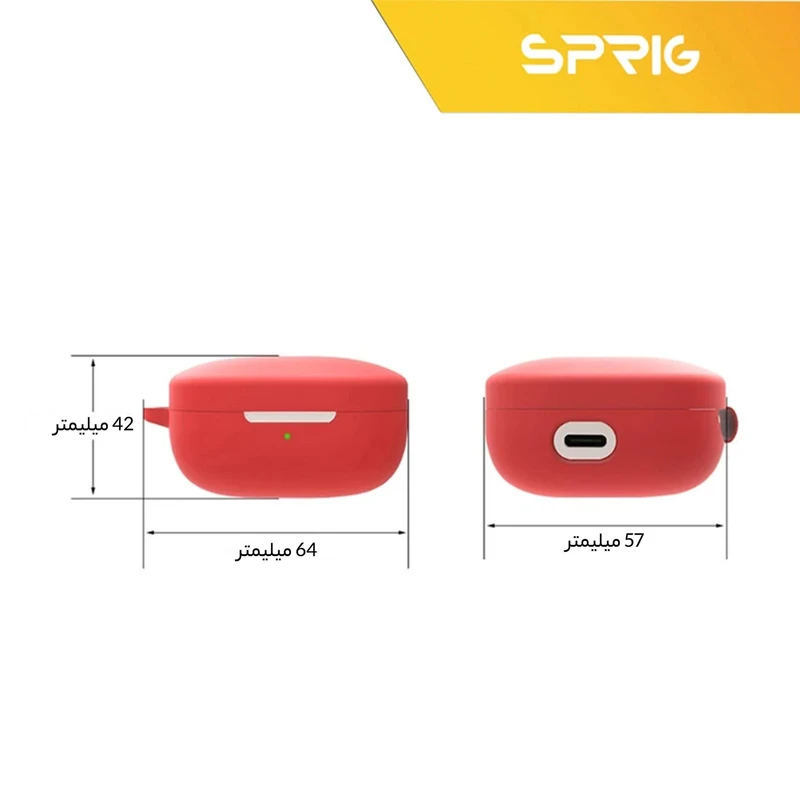 کاور اسپریگ مدل Silicon-SPG مناسب برای کیس هدفون بی سیم کیو سی وای T13X