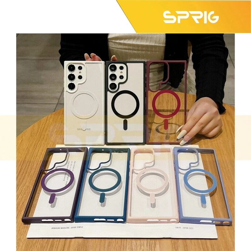 کاور اسپریگ مدل Bumper Magsafe مناسب برای گوشی موبایل سامسونگ Galaxy S23 Ultra