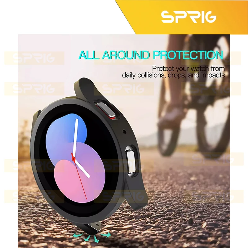 بند اسپریگ مدل Solo Braid Guard مناسب برای ساعت هوشمند سامسونگ Galaxy Watch 6 classic 47mm به همراه کاور