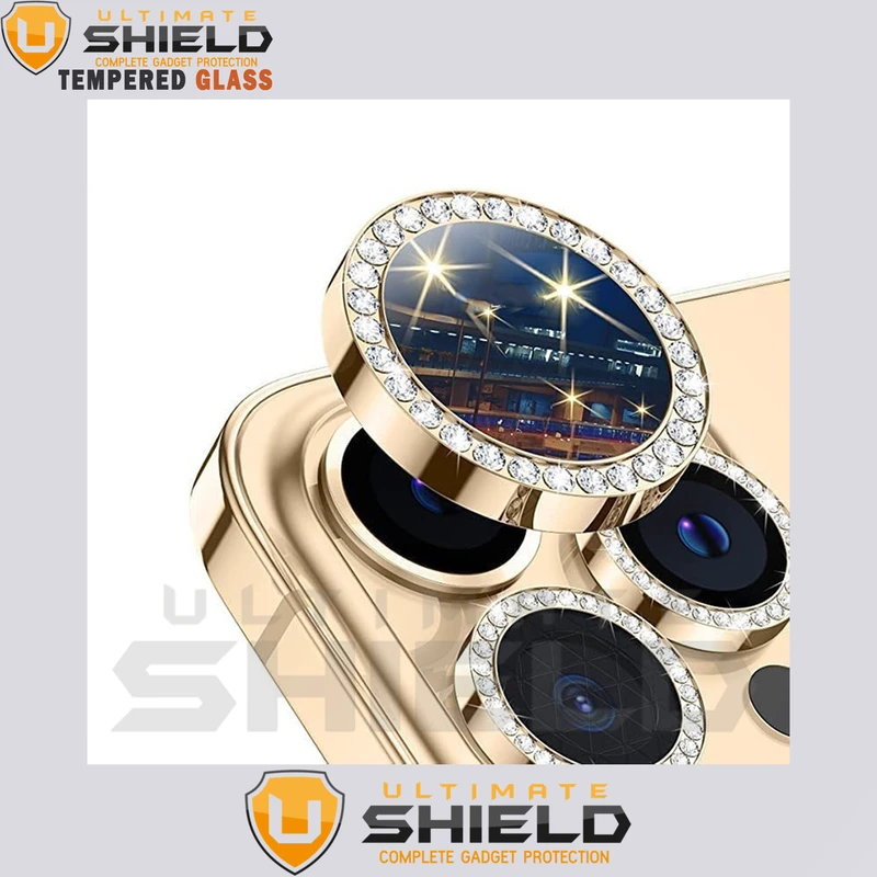 محافظ لنز دوربین آلتیمیت شیلد مدل Ring-Diamond مناسب برای گوشی موبایل اپل Iphone 11 Pro / 11 Pro Max