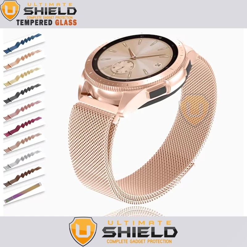 بند آلتیمیت شیلد مدل Milanese مناسب برای ساعت هوشمند سامسونگ Galaxy Watch 4 40mm / watch 4 42mm / watch 4 44mm / watch 4 46mm
