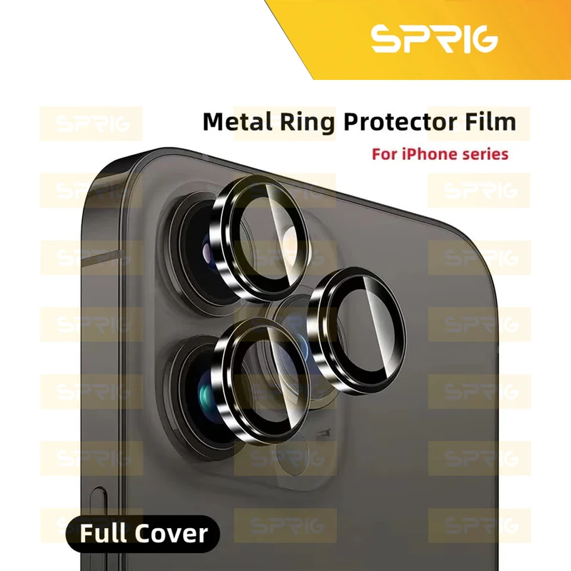 محافظ لنز دوربین اسپریگ مدل Metal-Ring مناسب برای گوشی موبایل اپل iPhone 11 Pro / 11 Pro Max