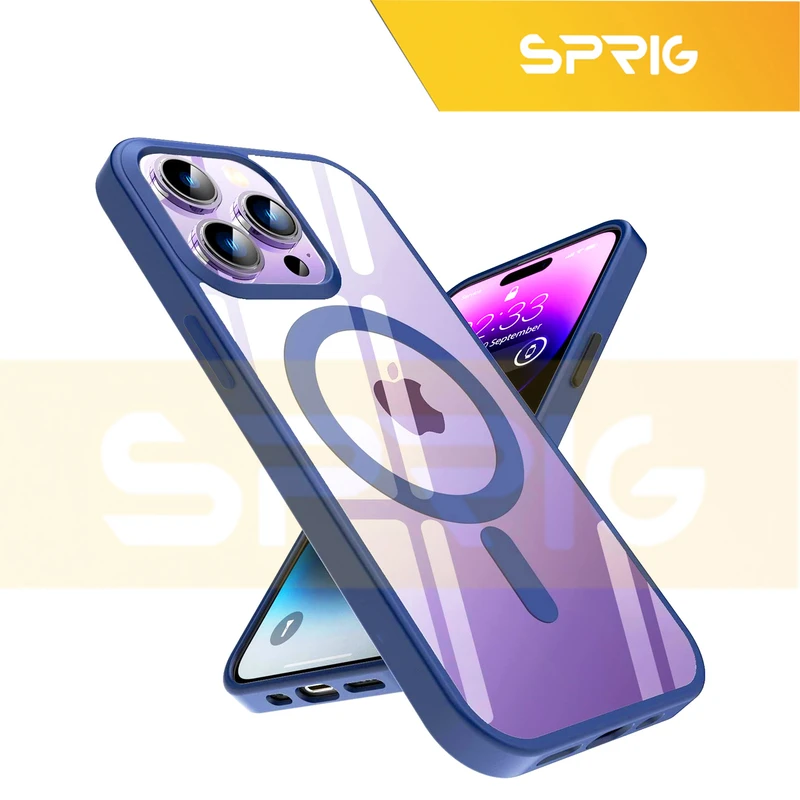 کاور اسپریگ مدل Plenary Magsafe مناسب برای گوشی موبایل اپل Iphone 15 Pro Max به همراه محافظ لنز دوربین