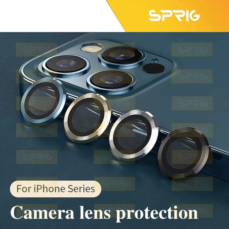 محافظ لنز دوربین اسپریگ مدل Metal-Ring مناسب برای گوشی موبایل اپل iPhone 13 Pro / 13 Pro Max