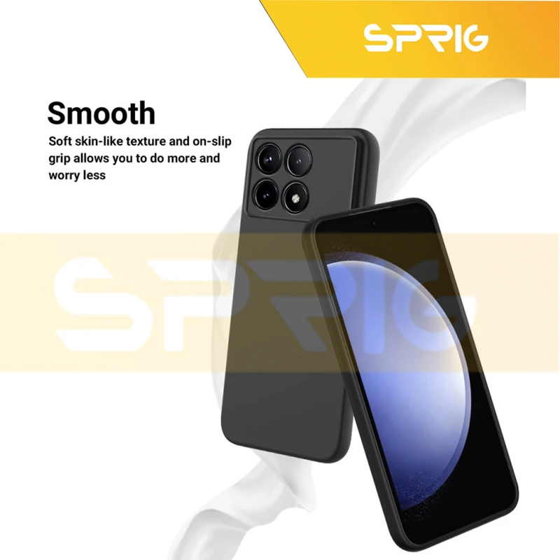 کاور اسپریگ مدل Jell-SP مناسب برای گوشی موبایل شیائومی Poco X6 Pro 5G