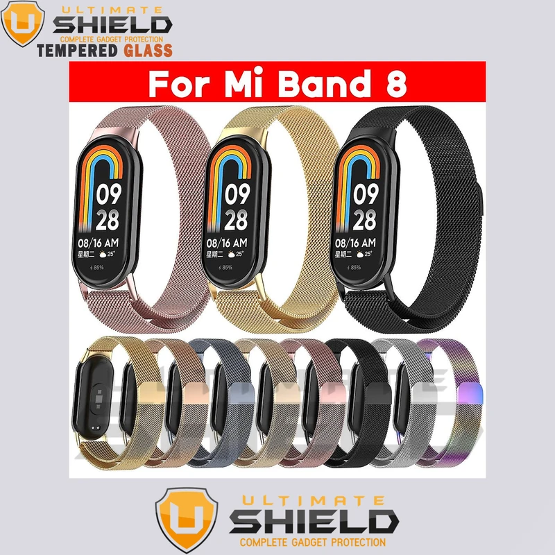 بند آلتیمیت شیلد مدل Milanese UL مناسب برای ساعت هوشمند شیائومی Mi Band 8